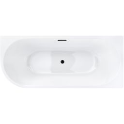 Corsan Intero wanna narożna 160x75 cm prostokątna prawa biała E230LPBL