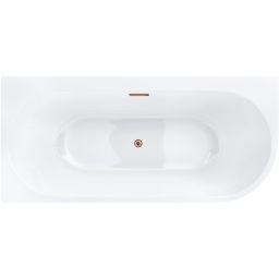 Corsan Intero wanna narożna 160x74 cm prostokątna biała E240LLRG