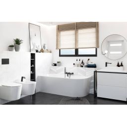 Corsan Intero wanna narożna 160x75 cm lewa biała 649346