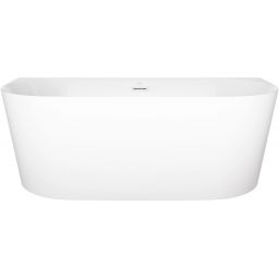 Corsan Mono wanna przyścienna 170x80 cm owalna biała E029XLSWH