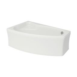 Cersanit Sicilia wanna narożna 170x100 cm lewa biała S301-097