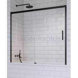 Radaway Idea Black PN DWJ parawan nawannowy 170 cm lewy czarny mat/szkło przezroczyste 10003170-54-01L