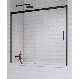 Radaway Idea Black PN DWJ parawan nawannowy 160 cm lewy czarny mat/szkło przezroczyste 10003160-54-01L