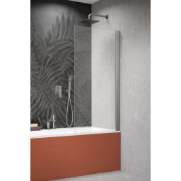 Radaway Nes 6 Brushed Nickel PNJ I parawan nawannowy 60 cm 1-częściowy szczotkowany/szkło przezroczyste 10011060-91-01R