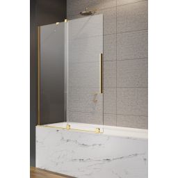 Radaway Furo PND II Gold drzwi parawanu 58,8 cm lewe złoty/szkło przezroczyste 10109588-09-01L