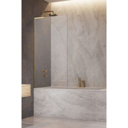 Radaway Modo SL Gold PNJ II parawan nawannowy 80 cm lewy złoty połysk/szkło przezroczyste 10316080-09-01L