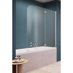Radaway Eos PND I parawan nawannowy 130 cm 2-częściowy chrom połysk/szkło przezroczyste 1205202-101R