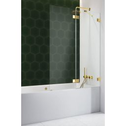 Radaway Essenza Pro Gold PND II parawan nawannowy 100 cm prawy złoty/szkło przezroczyste 10102100-09-01R