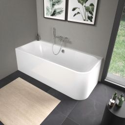 Duravit Happy D.2 wanna narożna 180x80 cm lewa biała 700316000000000