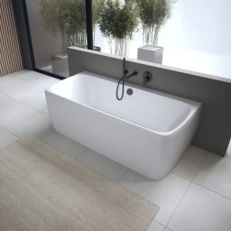 Duravit Qatego wanna przyścienna 180x80 cm prostokątna biała 700615000000000