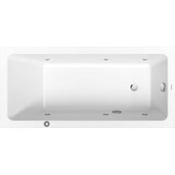 Duravit No.1 wanna prostokątna 150x70 cm z hydromasażem Jet Project biała 760487000JP1000