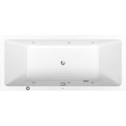 Duravit No.1 wanna prostokątna 180x80 cm z hydromasażem Jet Project biała 760492000JP1000