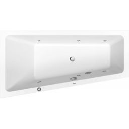 Duravit No.1 wanna narożna 160x85 cm lewa z hydromasażem Jet Project biała 760506000JP1000
