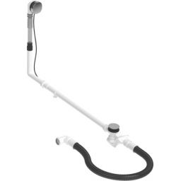 Duravit zestaw przelewowo-odpływowy Quadroval chrom 792210000001000