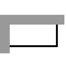 Duravit obudowa do wanny narożna lewa akrylowa biała ST891108282