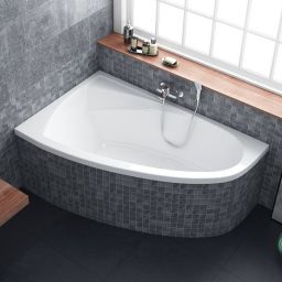 Excellent Aquaria Comfort wanna narożna 150x95,5 cm prawa biała WAEX.AQP15WH