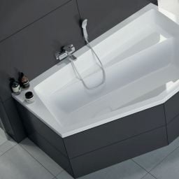 Excellent Vesper wanna narożna 160x100 cm prawa biała WAEX.VEP16WH