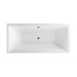 Excellent Crown Grand wanna prostokątna 189,5x90 cm biała WAEX.CRG19WH