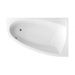 Outlet - Excellent Aquaria Comfort wanna narożna 160x100 cm prawa biała WAEX.AQP16WH