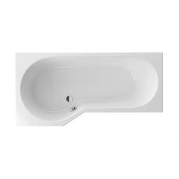 Excellent Be Spot wanna narożna 160x80 cm lewa biała WAEX.BSL16WH