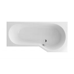 Excellent Be Spot wanna narożna 160x80 cm prawa biała WAEX.BSP16WH