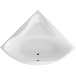 Excellent Glamour wanna narożna 140,5x140,5 cm biała WAEX.GLA14WH