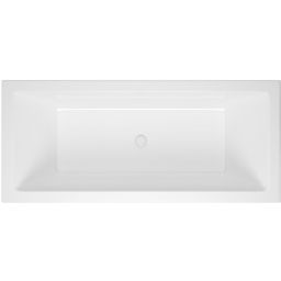 Excellent Heaven Slim wanna prostokątna 160x75 cm z kompletem odpływowym biały/biały połysk WAEX.HEV16WHS/ARIN.FLOW.WH