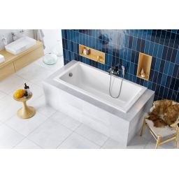 Excellent Wave Slim wanna prostokątna 160x80 cm WAEX.WAV160.80WHS