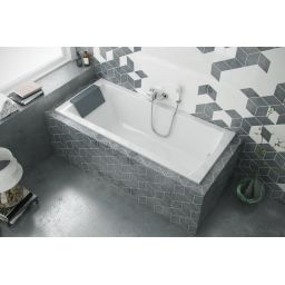 Excellent Prim zagłówek wannowy szary WAZA.PRIM-SZARY