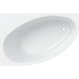 Outlet - Geberit Selnova wanna narożna 160x100 cm prawa biała 554.274.01.1