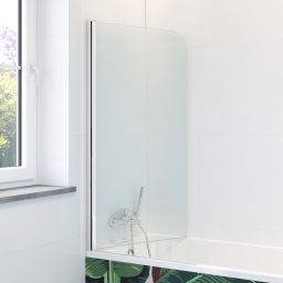 Hagser Anke I parawan nawannowy 70 cm 1-częściowy chrom błyszczący/szkło przezroczyste HGR10000023