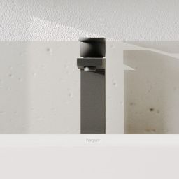 Hagser Ulva bateria umywalkowa stojąca wysoka czarny mat HGR14000032