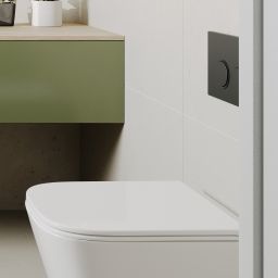 Hagser Otis zestaw miska z deską wisząca bez kołnierza biały HGR90000042