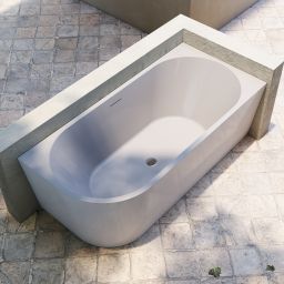 Hagser Ilsa wanna narożna 160x75 cm prostokątna biała HGR30000011