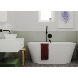 Hagser Lorena umywalka 47x23 cm nablatowa prostokątna biała HGR90000040