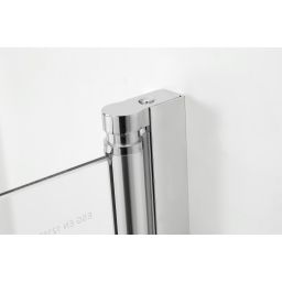 Hagser Anke I parawan nawannowy 70 cm 1-częściowy chrom błyszczący/szkło przezroczyste HGR10000023