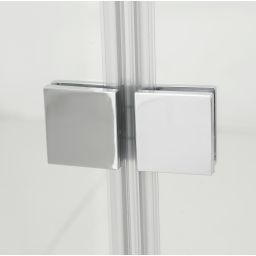 Hagser Anke II parawan nawannowy 100 cm 2-częściowy chrom błyszczący/szkło przezroczyste HGR30000023