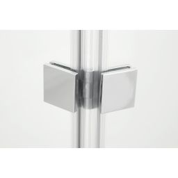 Hagser Anke II parawan nawannowy 100 cm 2-częściowy chrom błyszczący/szkło przezroczyste HGR30000023