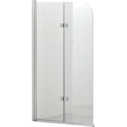 Hagser Anke II parawan nawannowy 100 cm 2-częściowy chrom błyszczący/szkło przezroczyste HGR30000023