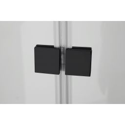 Hagser Anke II parawan nawannowy 100 cm 2-częściowy czarny mat/szkło przezroczyste HGR70000023