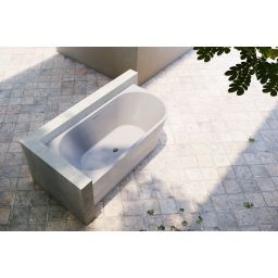 Hagser Ilsa wanna narożna 160x75 cm prostokątna biała HGR20000011