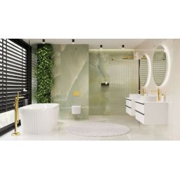 Invena Glamour wanna wolnostojąca 170x80 cm owalna biała AN-01-120