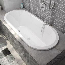 Polysan Astra O wanna owalna 165x75 cm biała 35611