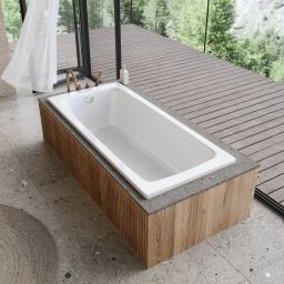 Kaldewei Cayono wanna prostokątna 150x70 cm model 747 z częściowym wykończeniem antypoślizgowym i powierzchnią uszlachetnioną biała 274730003001
