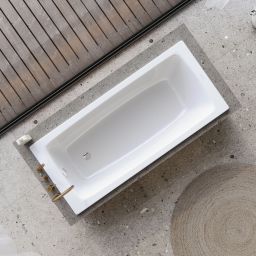 Kaldewei Cayono wanna prostokątna 150x70 cm model 747 z częściowym wykończeniem antypoślizgowym i powierzchnią uszlachetnioną biała 274730003001