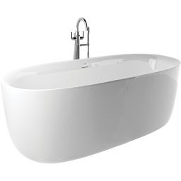 Kludi Elin O wanna wolnostojąca 180x80 cm owalna biała 52BF0143