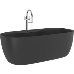 Kludi Resa S wanna wolnostojąca 170x80 cm owalna czarna 53BF0339