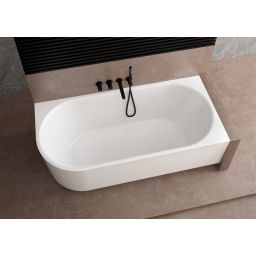 Ksuro 03 wanna narożna 170x80 cm owalna biała 31000000