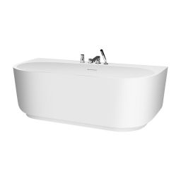 Ksuro 03 wanna przyścienna 170x80 cm owalna biała 32005000
