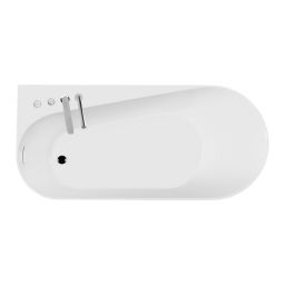 Ksuro 04 wanna wolnostojąca 170x78 cm lewa akrylowa biała 32008000
